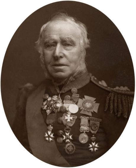 Photograph showing Admiral Dacres