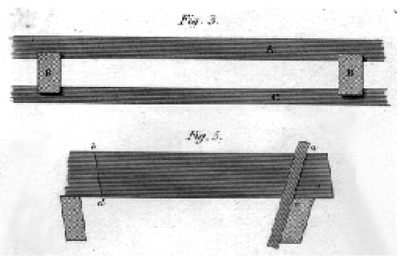 Floor joist design from a Regency technical manual.