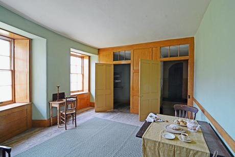 Housekeeper's Room showing windows and walk-in cupboard.