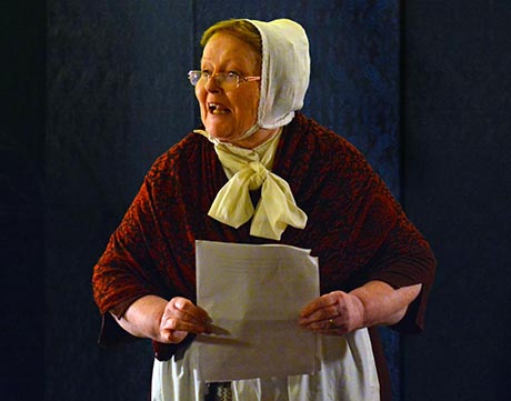 Bridget in her role as Mrs Ainsley the Housekeeper