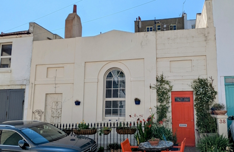 A colour photo of a building