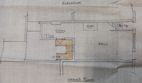 colour photo of some architectural plans