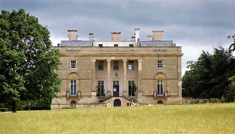 Colour photo of a grand house