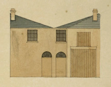 Regency drawiing of a Brighton stable