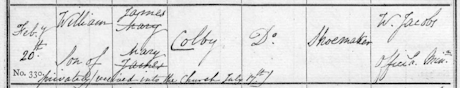 an old birth certificate